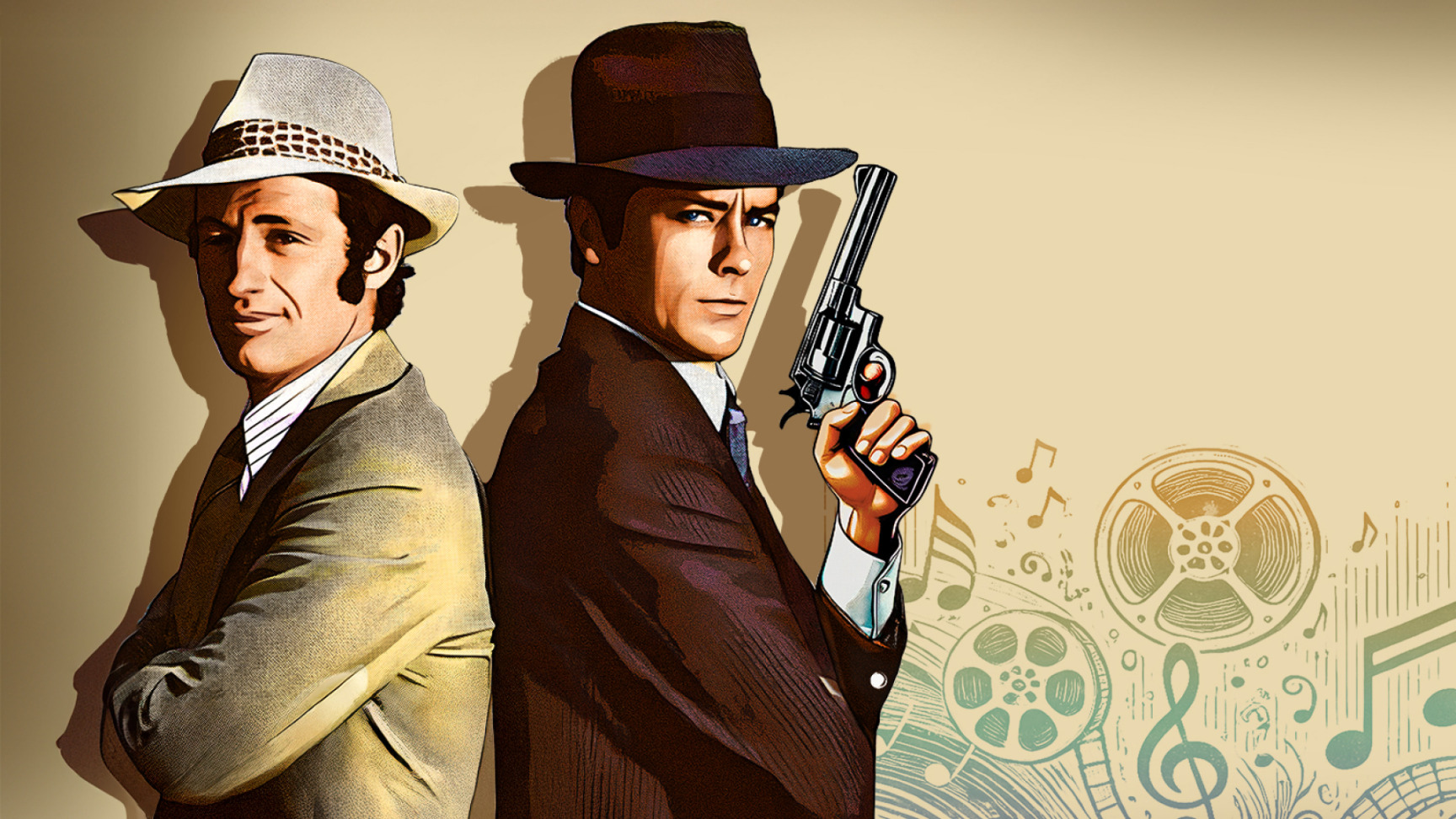 Alain Delon & Jean-Paul Belmondo