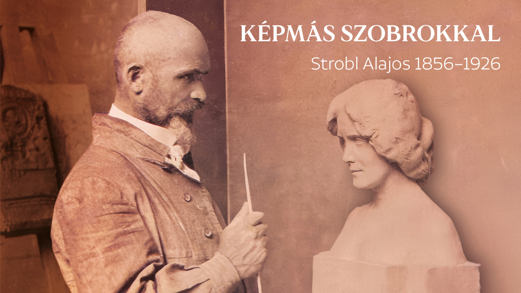 Képmás szobrokkal – Strobl Alajos 1856–1926